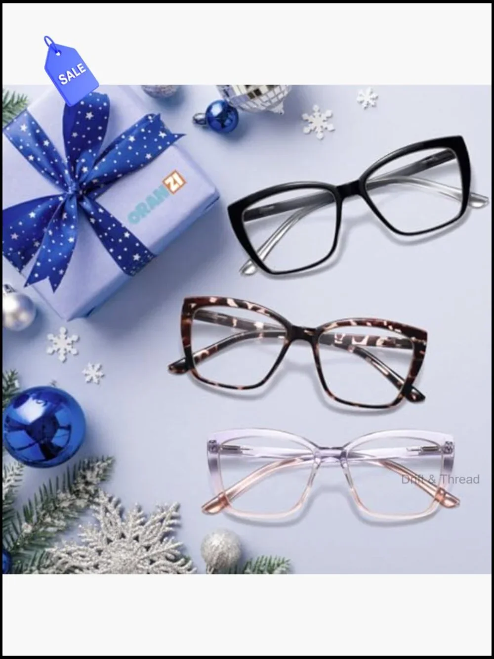 3 Pack Blue Light Blocking Reading Glasses Cat Eye Spring Hinge